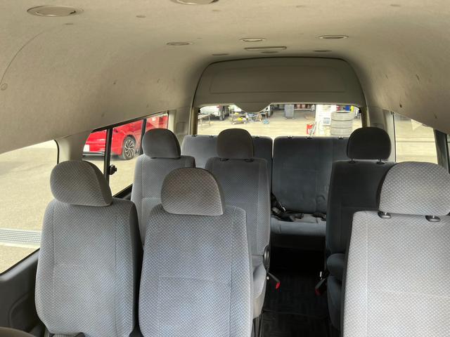 ハイエースコミューター スーパーロングＧＬ　１５人乗り・１０人乗りでも登録可（27枚目）