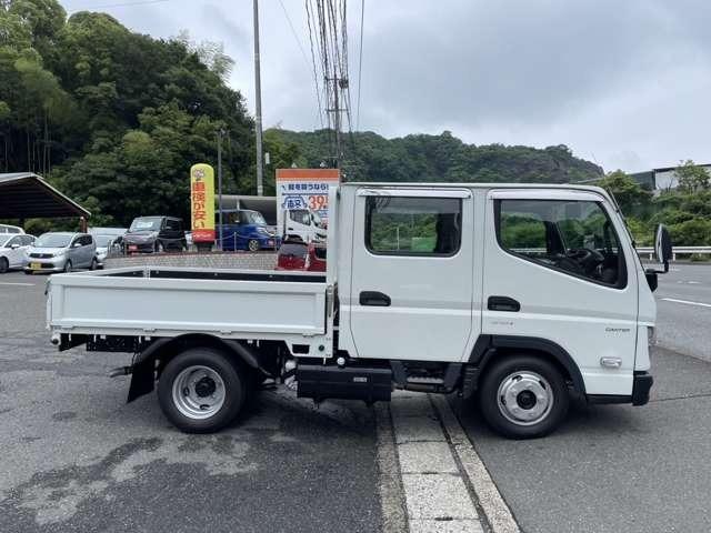 キャンター Wキャブ全低床 ディーゼルターボ フル液晶メーター バックカメラ アイドリングストップ LEDライト スマートキー セキュリティー レーンアシスト(35枚目)