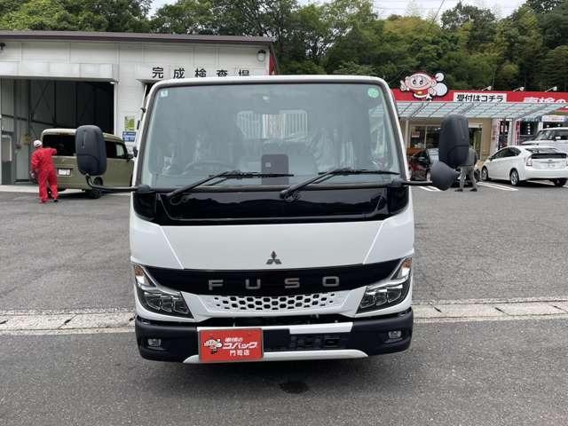 キャンター 全低床ダンプ　ディーゼルターボ　フル液晶メーター　ブル掛　センターピン　コボレーン　電格ミラー　シートビニール掛　スマートキー　ＬＥＤライト（5枚目）