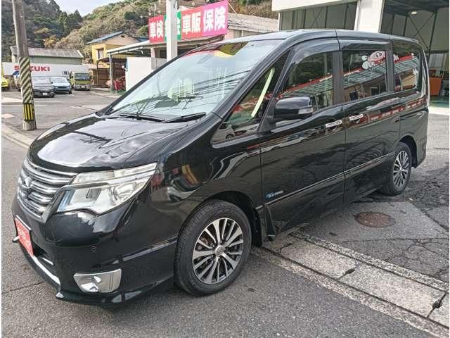 セレナ ハイウェイスター　Ｖセレクション＋セーフティ　ＳＨＶ　純正ナビ　アラビュー　エマージェンシーブレーキ　両側電動スライドドア　アイドリングストップ　スマートキープッシュスタートセキュリティー　ＬＥＤライト（6枚目）