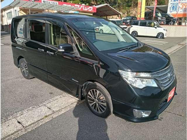 セレナ ハイウェイスター　Ｖセレクション＋セーフティ　ＳＨＶ　純正ナビ　アラビュー　エマージェンシーブレーキ　両側電動スライドドア　アイドリングストップ　スマートキープッシュスタートセキュリティー　ＬＥＤライト（12枚目）