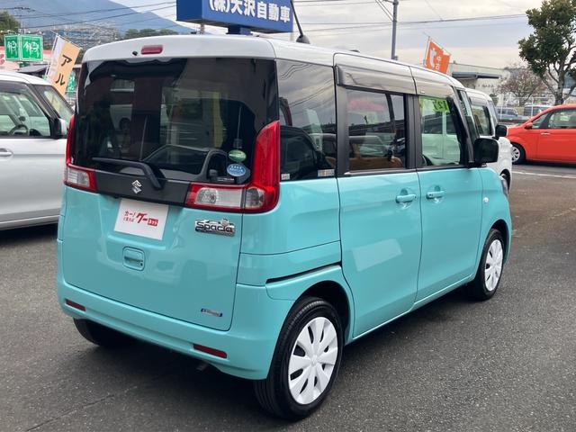 スペーシア Ｘ　ナビテレビ　バックカメラ　ＥＴＣ　両側パワースライドドア　スマートキー　プッシュスタート　セキュリティー　シートヒーター（4枚目）