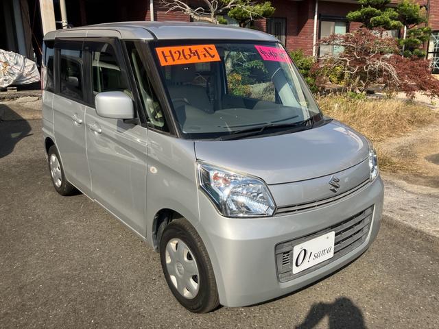 スペーシア Ｇ　車いす移動車　スマートキー　プッシュスタート　セキュリティー　ベンチシート　両側スライドドア　電動格納ミラー（10枚目）