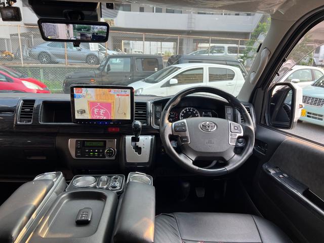 ハイエースワゴン ＧＬ　ワンオーナー　ＥＳＳＥＸ１９インチアルミ　ローダウン　レガンスフルエアロ　ローダウンバッドフェイス　ＬＥＤテール　シートカバー　アルパインビッグＸ　後席モニター　前後ドラレコ（26枚目）