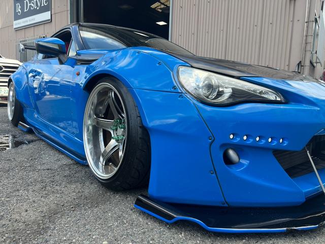 ８６ ＧＴ　ＨＫＳスーパーチャージャー　エアサス公認車輌　レカロシート　ワーク１８インチ　ワイドボディ　オーバーフェンダー（36枚目）