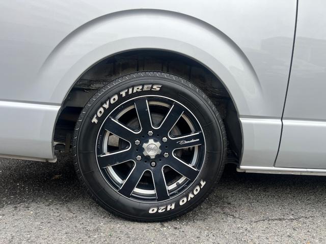 ハイエースバン ロングＤＸ　ＧＬパッケージ　ワンオーナー　ＧＬシート　ＬＥＤヘッドランプ　ＳＤナビ　バックカメラ　ＥＴＣ　シートカバー　タイベル交換済　１７インチアルミ（10枚目）