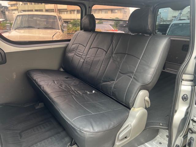 ハイエースバン ロングＤＸ　ＧＬパッケージ　ワンオーナー　ＧＬシート　ＬＥＤヘッドランプ　ＳＤナビ　バックカメラ　ＥＴＣ　シートカバー　タイベル交換済　１７インチアルミ（28枚目）