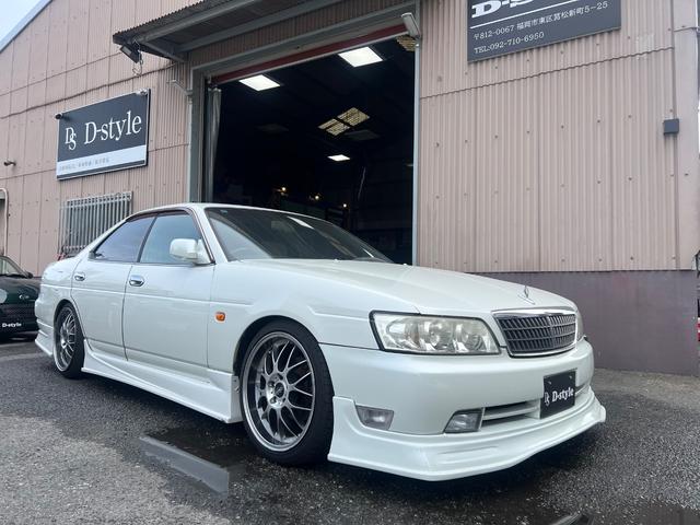 ローレル メダリスト　セレンシア　ＮＡＶＩエディション　車高調　１８インチアルミ　フルエアロ　ＳＤナビ　地デジ　Ｂｌｕｅｔｏｏｔｈ　マフラー（3枚目）