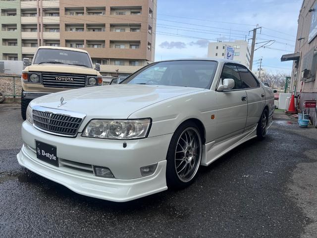 ローレル メダリスト　セレンシア　ＮＡＶＩエディション　車高調　１８インチアルミ　フルエアロ　ＳＤナビ　地デジ　Ｂｌｕｅｔｏｏｔｈ　マフラー（5枚目）