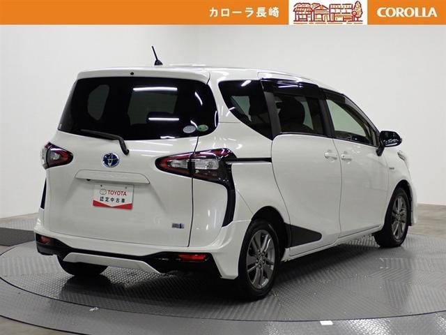 シエンタ ハイブリッドG フルセグ メモリーナビ DVD再生 バックカメラ 衝突被害軽減システム 両側電動スライド LEDヘッドランプ ウオークスルー 乗車定員7人 3列シート 記録簿(4枚目)