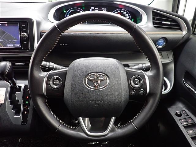 シエンタ ハイブリッドG フルセグ メモリーナビ DVD再生 バックカメラ 衝突被害軽減システム 両側電動スライド LEDヘッドランプ ウオークスルー 乗車定員7人 3列シート 記録簿(28枚目)