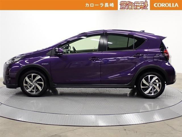 アクア クロスオーバー フルセグ メモリーナビ DVD再生 バックカメラ 衝突被害軽減システム ETC ドラレコ LEDヘッドランプ 記録簿(4枚目)