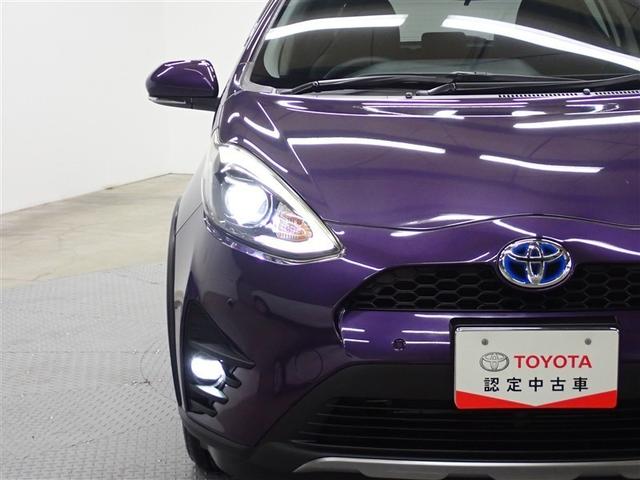 アクア クロスオーバー フルセグ メモリーナビ DVD再生 バックカメラ 衝突被害軽減システム ETC ドラレコ LEDヘッドランプ 記録簿(10枚目)