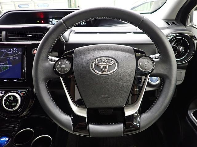 アクア クロスオーバー フルセグ メモリーナビ DVD再生 バックカメラ 衝突被害軽減システム ETC ドラレコ LEDヘッドランプ 記録簿(24枚目)