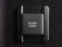 非常時やキャンプなどに役立つＡＣ１００Ｖコンセント付きです。