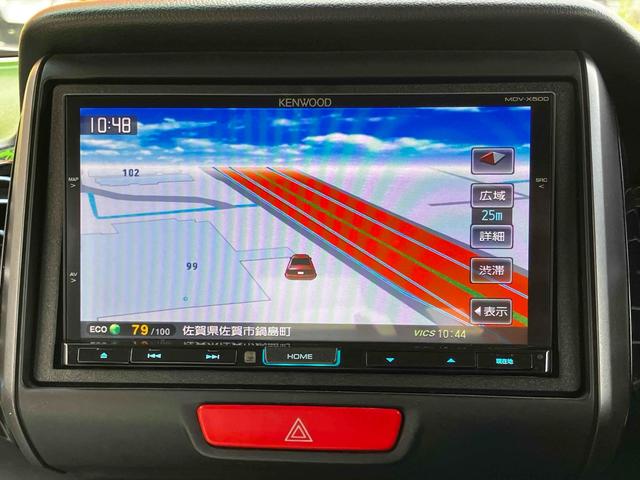 Ｎ－ＢＯＸカスタム Ｇ・Ａパッケージ　ＥＴＣ　両側電動スライドドア　ナビ　ＴＶ　衝突被害軽減システム　オートライト　ＨＩＤ　スマートキー　アイドリングストップ　電動格納ミラー　ベンチシート　ＣＶＴ　盗難防止システム　ＡＢＳ　ＥＳＣ　ＣＤ（4枚目）