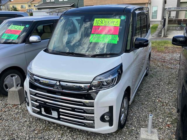 ｅＫスペースカスタム カスタムＧ　セーフティパッケージ　ＥＴＣ　全周囲カメラ　両側スライド・片側電動　ナビ　ＴＶ　クリアランスソナー　レーンアシスト　衝突被害軽減システム　オートマチックハイビーム　オートライト　ＬＥＤヘッドランプ　スマートキー（13枚目）