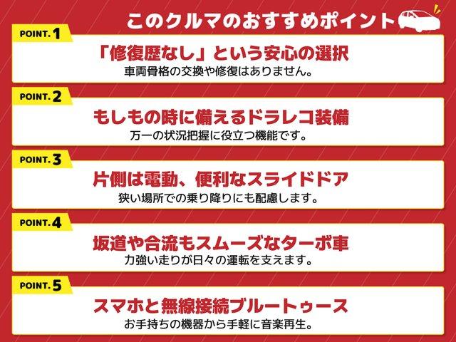 エブリイワゴン ＰＺターボ　ドライブレコーダー　両側スライド・片側電動　ナビ　ＴＶ　キーレスエントリー　電動格納ミラー　ＡＴ　盗難防止システム　ＡＢＳ　ＣＤ　ＤＶＤ再生　ＵＳＢ　Ｂｌｕｅｔｏｏｔｈ　アルミホイール（2枚目）