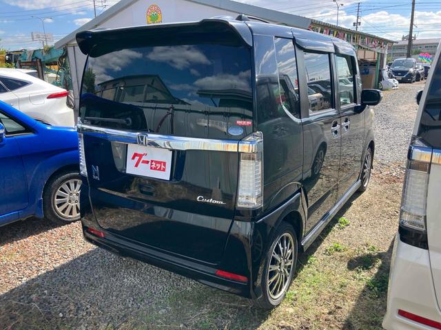 Ｎ－ＢＯＸカスタム Ｇ　ターボＳＳパッケージ　ＥＴＣ　バックカメラ　両側電動スライドドア　ナビ　ＴＶ　オートクルーズコントロール　オートライト　ＨＩＤ　スマートキー　アイドリングストップ　電動格納ミラー　ベンチシート　ターボ　ＣＶＴ（22枚目）