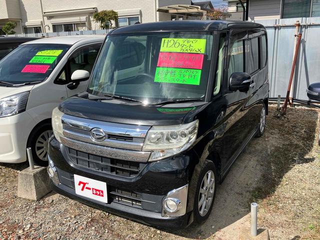 タント カスタムX ETC バックカメラ 両側スライド・片側電動 ナビ TV オートライト LEDヘッドランプ スマートキー アイドリングストップ 電動格納ミラー ベンチシート CVT 盗難防止システム ABS CD(12枚目)