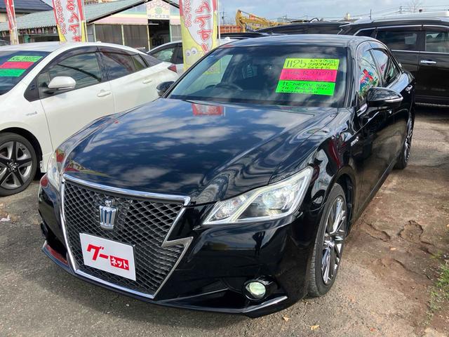 クラウンハイブリッド アスリートＳ　ＥＴＣ　オートクルーズコントロール　バックカメラ　ナビ　ＴＶ　アルミホイール　オートライト　ＨＩＤ　ＣＶＴ　シートヒーター　スマートキー　電動格納ミラー　盗難防止システム　パワーシート　ＣＤ（10枚目）