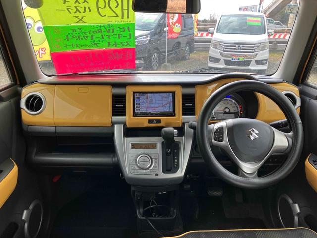 ハスラー Ｘ　ＥＴＣ　バックカメラ　ナビ　ＴＶ　レーンアシスト　衝突被害軽減システム　オートライト　ＨＩＤ　スマートキー　アイドリングストップ　電動格納ミラー　シートヒーター　ベンチシート　ＣＶＴ　盗難防止システム（2枚目）