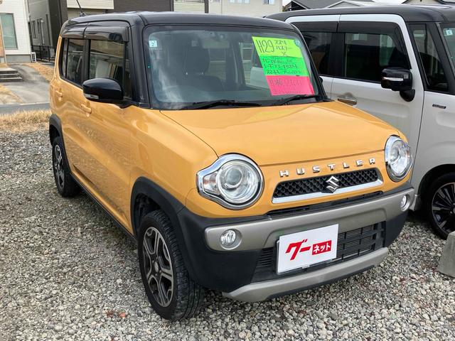 ハスラー Ｘ　ＥＴＣ　バックカメラ　ナビ　ＴＶ　レーンアシスト　衝突被害軽減システム　オートライト　ＨＩＤ　スマートキー　アイドリングストップ　電動格納ミラー　シートヒーター　ベンチシート　ＣＶＴ　盗難防止システム（15枚目）