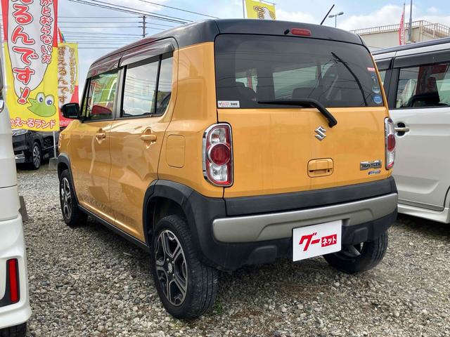 ハスラー Ｘ　ＥＴＣ　バックカメラ　ナビ　ＴＶ　レーンアシスト　衝突被害軽減システム　オートライト　ＨＩＤ　スマートキー　アイドリングストップ　電動格納ミラー　シートヒーター　ベンチシート　ＣＶＴ　盗難防止システム（22枚目）