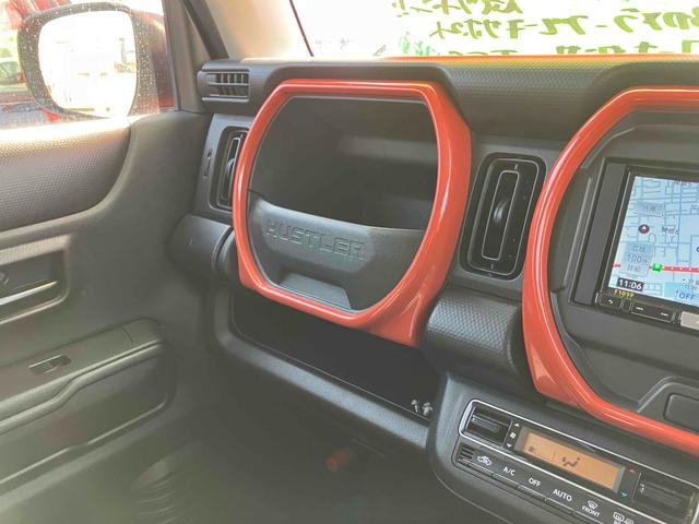 ハスラー ハイブリッドＧ　ＥＴＣ　バックカメラ　ナビ　クリアランスソナー　レーンアシスト　衝突被害軽減システム　オートライト　スマートキー　アイドリングストップ　電動格納ミラー　シートヒーター　ＣＶＴ　盗難防止システム　ＡＢＳ（34枚目）