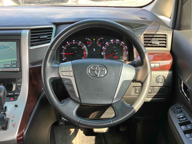 アルファード 240S ETC バックカメラ ナビ TV クリアランスソナー 両側電動スライドドア オートライト HID サンルーフ スマートキー 電動格納ミラー 後席モニター 3列シート CVT アルミホイール CD(3枚目)