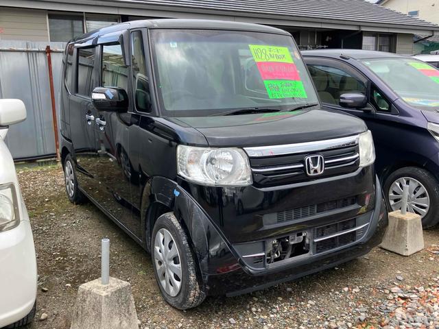 Ｎ－ＢＯＸ Ｇ・Ｌパッケージ　ＥＴＣ　両側スライド・片側電動　ナビ　ＴＶ　スマートキー　アイドリングストップ　電動格納ミラー　ベンチシート　ＣＶＴ　盗難防止システム　ＡＢＳ　ＥＳＣ　ＣＤ　ＤＶＤ再生　Ｂｌｕｅｔｏｏｔｈ（13枚目）