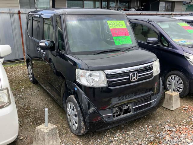 Ｎ－ＢＯＸ Ｇ・Ｌパッケージ　ＥＴＣ　両側スライド・片側電動　ナビ　ＴＶ　スマートキー　アイドリングストップ　電動格納ミラー　ベンチシート　ＣＶＴ　盗難防止システム　ＡＢＳ　ＥＳＣ　ＣＤ　ＤＶＤ再生　Ｂｌｕｅｔｏｏｔｈ（14枚目）