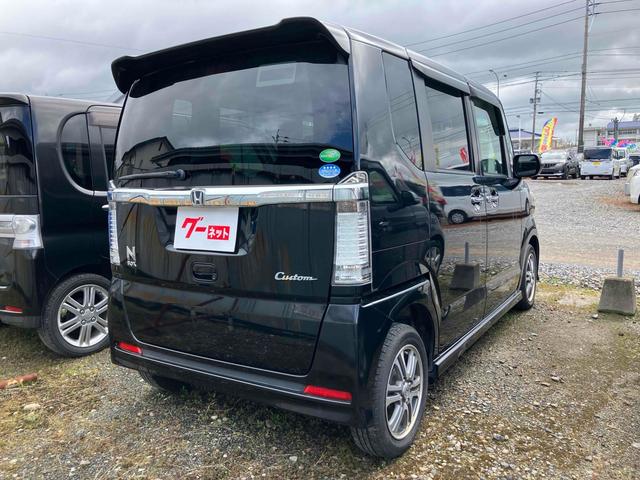 Ｎ－ＢＯＸカスタム Ｇ・Ｌパッケージ　ＥＴＣ　両側スライド・片側電動　ナビ　ＴＶ　オートライト　ＨＩＤ　スマートキー　アイドリングストップ　電動格納ミラー　ベンチシート　ＣＶＴ　盗難防止システム　ＡＢＳ　ＥＳＣ　ＣＤ　ＤＶＤ再生（16枚目）