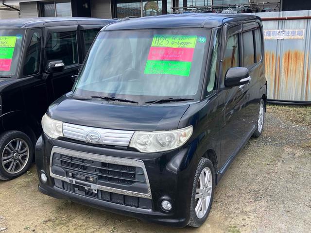 タント カスタムＲＳ　バックカメラ　電動スライドドア　ナビ　ＴＶ　ＨＩＤ　スマートキー　アイドリングストップ　電動格納ミラー　ＣＶＴ　盗難防止システム　ＡＢＳ　ＣＤ　ＤＶＤ再生　Ｂｌｕｅｔｏｏｔｈ　アルミホイール（12枚目）