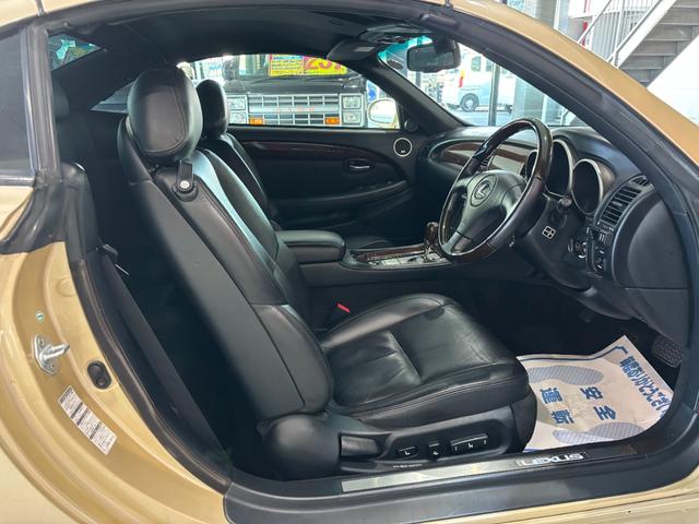 ＳＣ ＳＣ４３０　社外ナビ・ＴＶ・ＣＤ・ＢＴ・バックカメラ・ＥＴＣ・革シート・ＨＩＤ・シートヒーター・車高調・モデリスタ１９アルミ（17枚目）