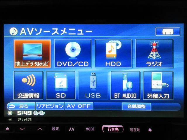 G サンルーフ フルセグ HDDナビ DVD再生 ETC LEDヘッドランプ 乗車定員7人 3列シート 記録簿(9枚目)