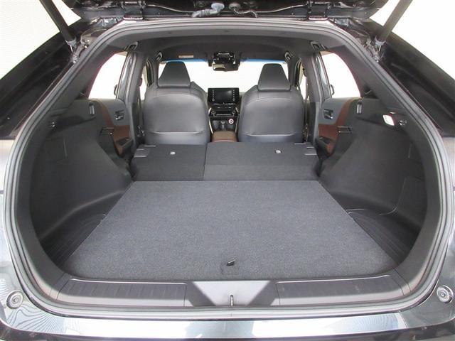 リヤシートを全部倒した状態です。