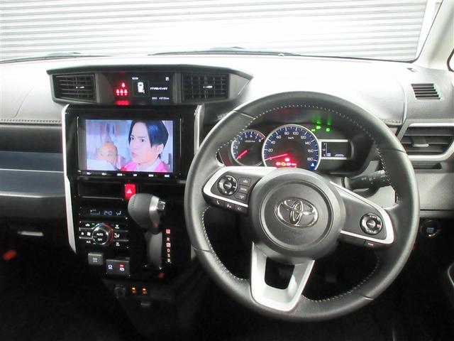 ルーミー カスタムG フルセグ メモリーナビ DVD再生 バックカメラ 衝突被害軽減システム ETC ドラレコ 両側電動スライド LEDヘッドランプ ウオークスルー 記録簿 アイドリングストップ(6枚目)