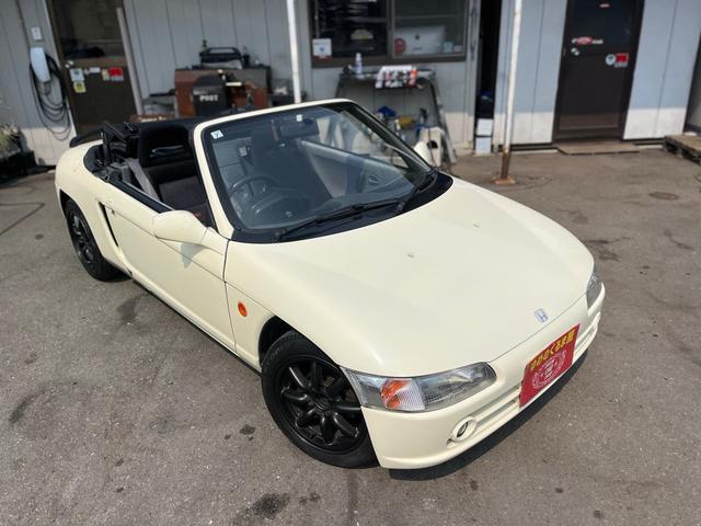 ビート ベースグレード　ＲＢアルミホイール　スクリーン新品　オープン　車検令和８年７月（3枚目）