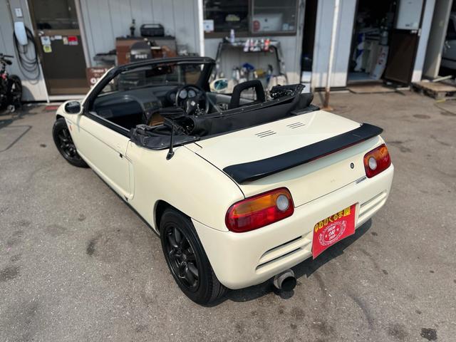ビート ベースグレード　ＲＢアルミホイール　スクリーン新品　オープン　車検令和８年７月（6枚目）
