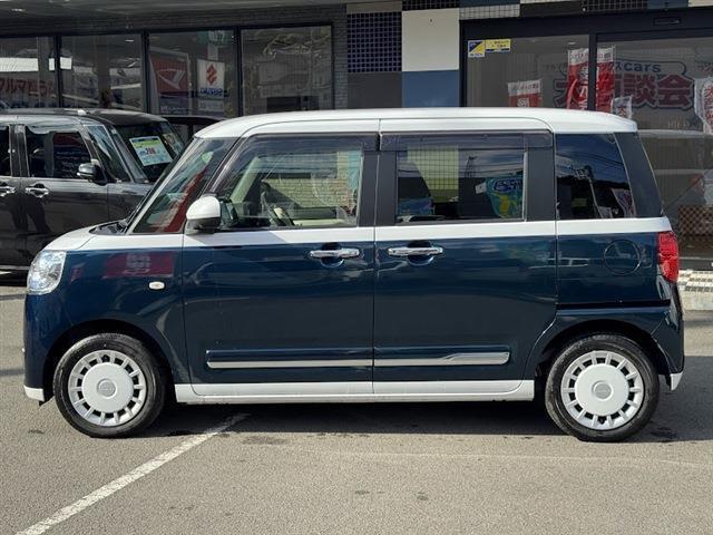 ムーヴキャンバス ストライプスＧ　両側パワースライドドア　プッシュスタート　ＥＴＣ車載器　純正ナビ　フルセグＴＶ　パノラマビューモニター　シートヒーター　ホッとカップホルダー　前後ドライブレコーダー　ＬＥＤヘッドライト・フォグランプ（2枚目）