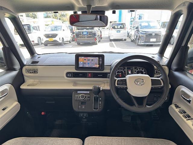 ムーヴキャンバス ストライプスＧ　両側パワースライドドア　プッシュスタート　ＥＴＣ車載器　純正ナビ　フルセグＴＶ　パノラマビューモニター　シートヒーター　ホッとカップホルダー　前後ドライブレコーダー　ＬＥＤヘッドライト・フォグランプ（9枚目）