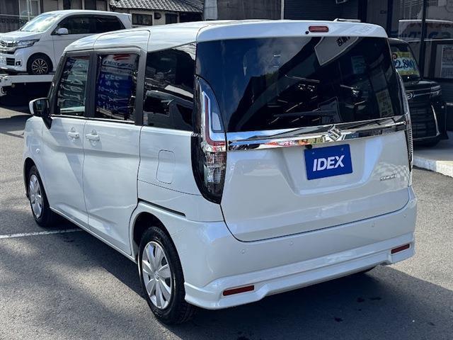 ソリオ Ｇ　スズキセーフティサポート　左側パワースライドドア　社外ナビ　Ｂｌｕｅｔｏｏｔｈ　バックモニター　ＥＴＣ車載器　オートライト（4枚目）