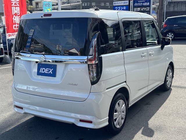ソリオ Ｇ　スズキセーフティサポート　左側パワースライドドア　社外ナビ　Ｂｌｕｅｔｏｏｔｈ　バックモニター　ＥＴＣ車載器　オートライト（5枚目）