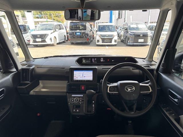 タント X 左側パワースライドドア 社外ナビ フルセグTV Bluetooth バックモニター ETC車載器 シートヒーター(9枚目)