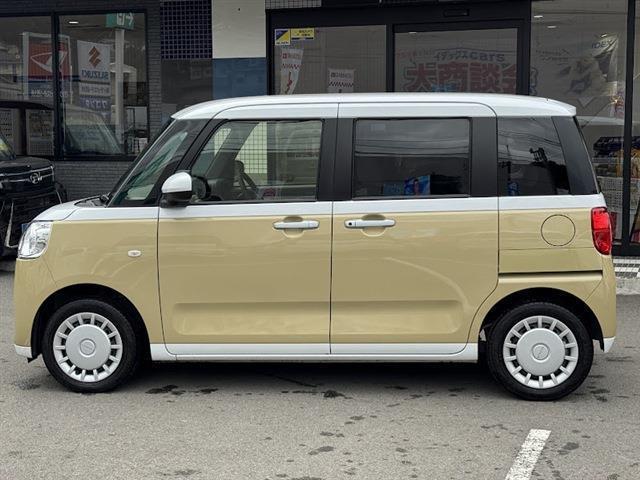 ムーヴキャンバス ストライプスX 両側電動スライドドア 社外ナビ Bluetooth接続 フルセグTV プッシュスタート バックカメラ(3枚目)