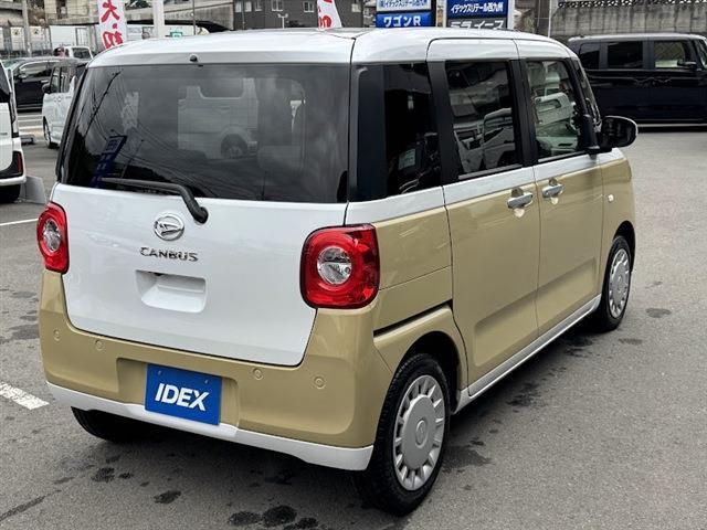 ムーヴキャンバス ストライプスX 両側電動スライドドア 社外ナビ Bluetooth接続 フルセグTV プッシュスタート バックカメラ(4枚目)