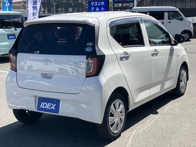 ミライース Ｘ　ＳＡＩＩＩ　スマートアシスト３　社外ナビ　ＥＴＣ車載器　電格ミラー　キーレス　前後ドライブレコーダー　ＬＥＤヘッドライト（5枚目）