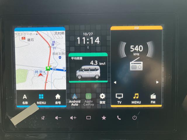 スペーシアカスタム ハイブリッドXS 全方位モニター付きディスプレイオーディオ 両側パワースライドドア スズキセーフティサポート 電動パーキングホールド クルーズコントロール ステアリングヒーター シートヒーター フルセグTV(16枚目)