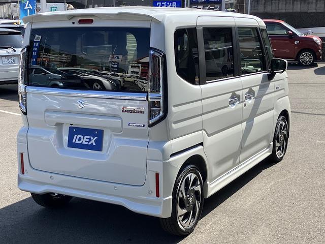 スペーシアカスタム ハイブリッドXS 全方位モニター付きディスプレイオーディオ 両側パワースライドドア フルセグTV シートヒーター アダプティブクルーズコントロール ステアリングヒーター マルチユースフラップ(5枚目)